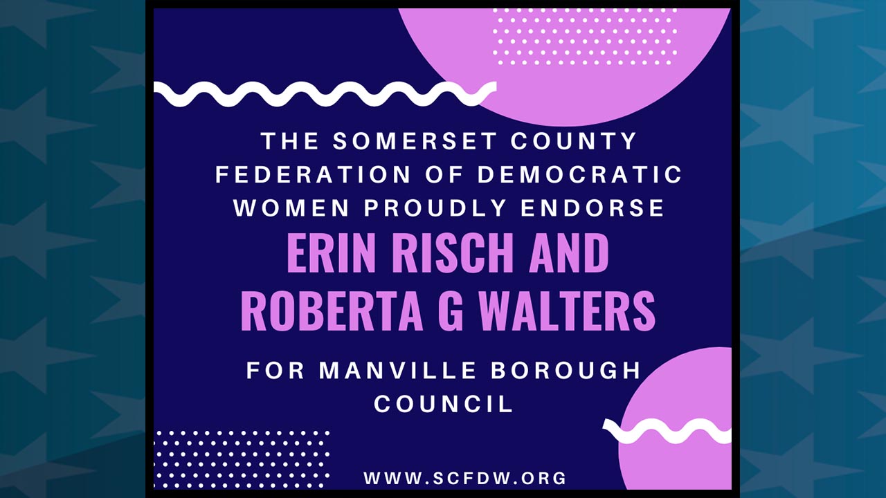 Somerset County Federation of Democratic Women Endorsement